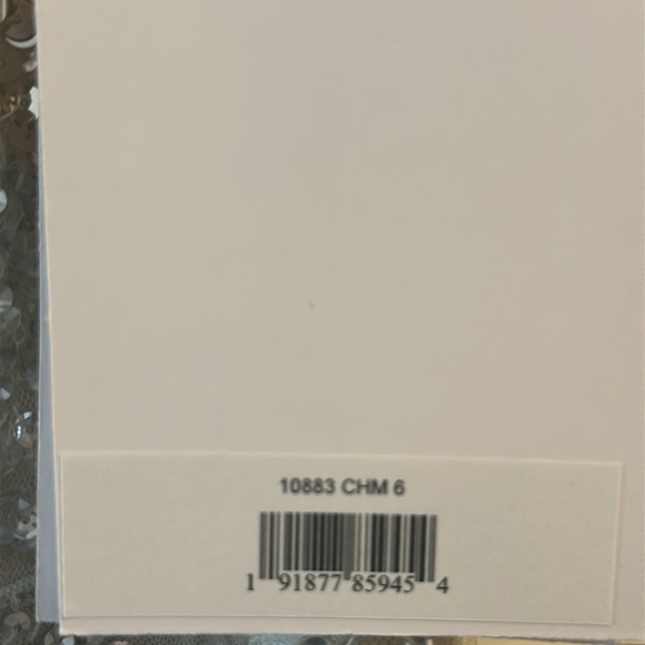 (164/278) BNWT MAC DUGGAL Light Gold Embellished Scoop Neck Tiered Gown 10883 - Picture 12 of 12